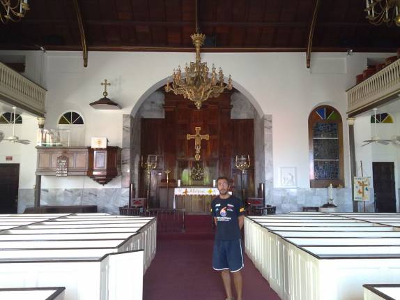 A segunda Igreja Luterana mais antiga das américas, em Charlotte Amalie - USVI